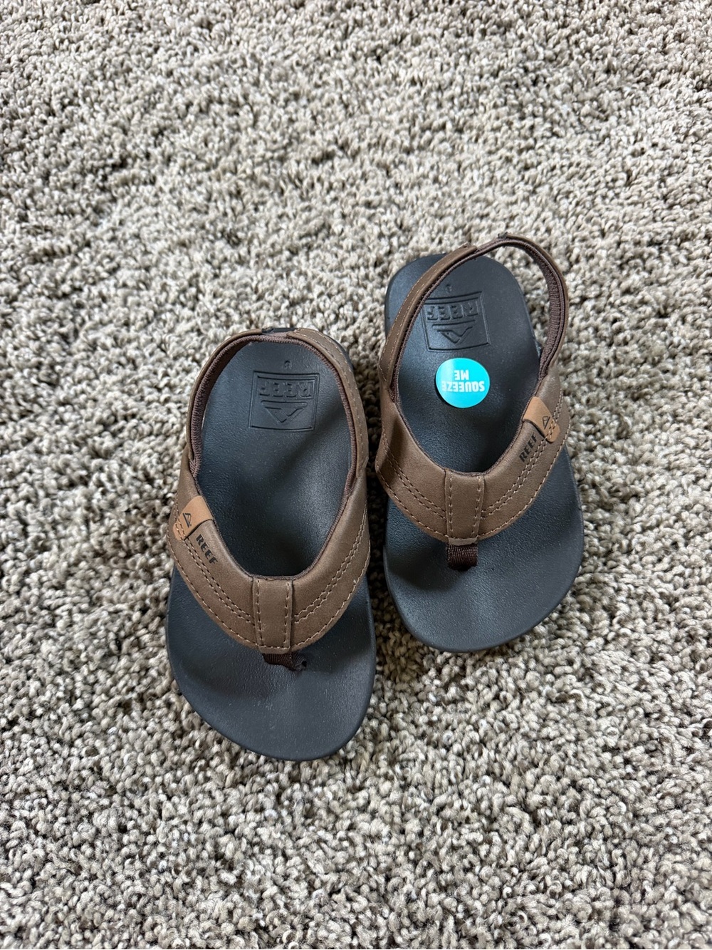Reef Brown Toddler Flip-Flop Sandals